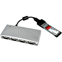 StarTech.com 4 Port ExpressCard 16C950 Serial Card