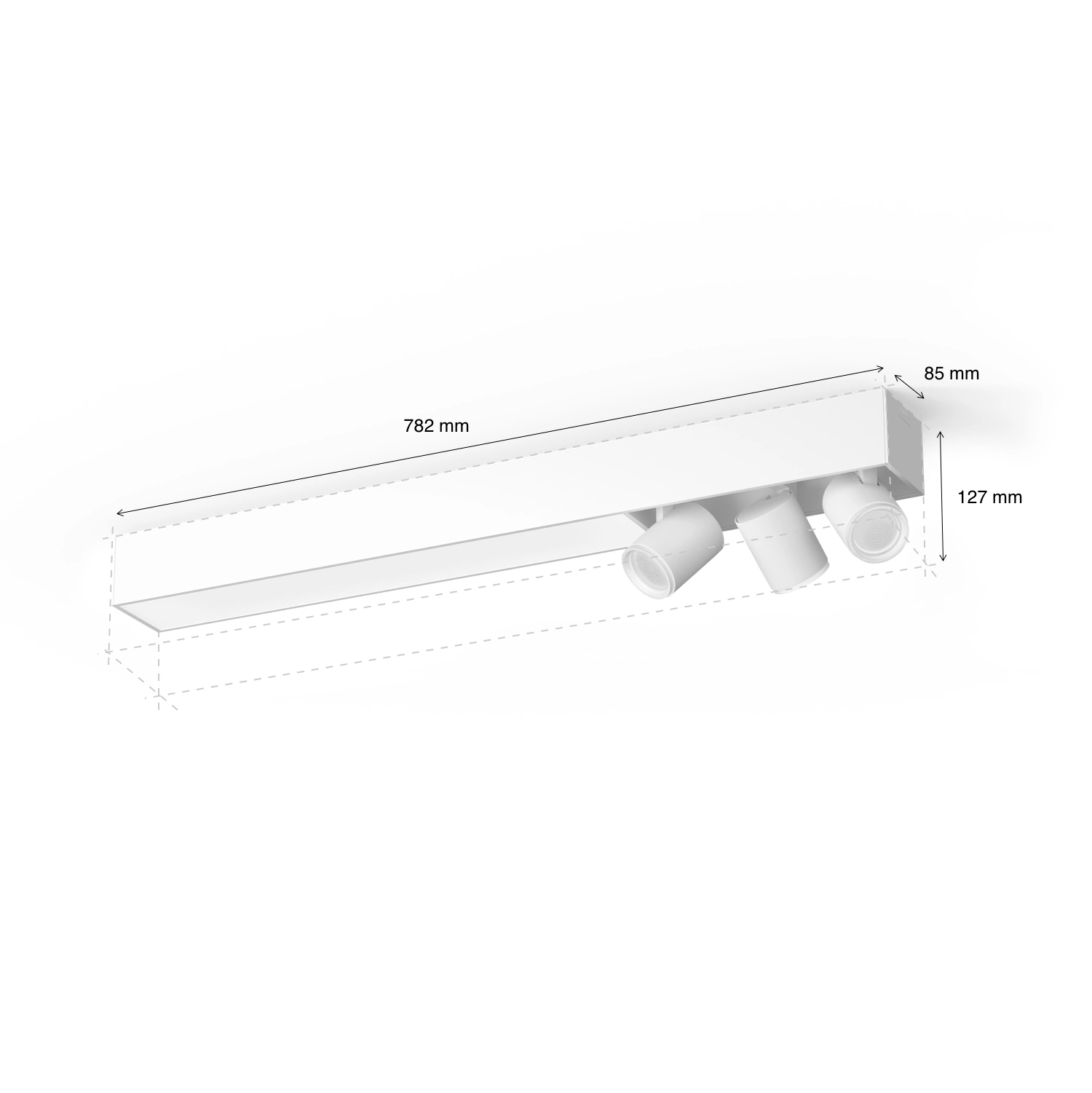 Philips by Signify Philips Hue White and colour ambience Centris 3-spot ceiling light – image 3