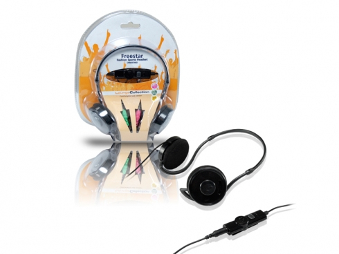 Conceptronic Freestar Headset Wired Head-band Black, Grey – image 2