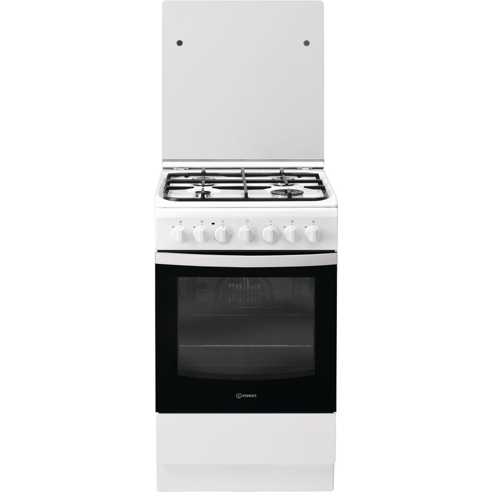 Indesit IS5G5PHWE cooker Freestanding cooker Electric Gas White