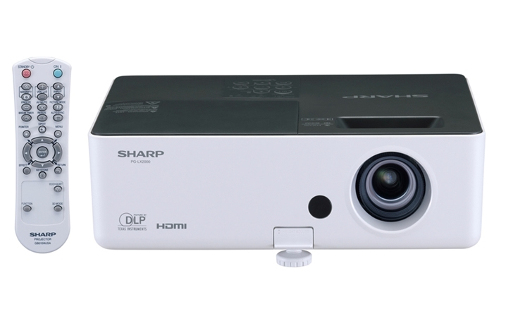 Sharp PG-LS2000 data projector 2800 ANSI lumens DLP SVGA (800x600) 3D Black, White – image 2
