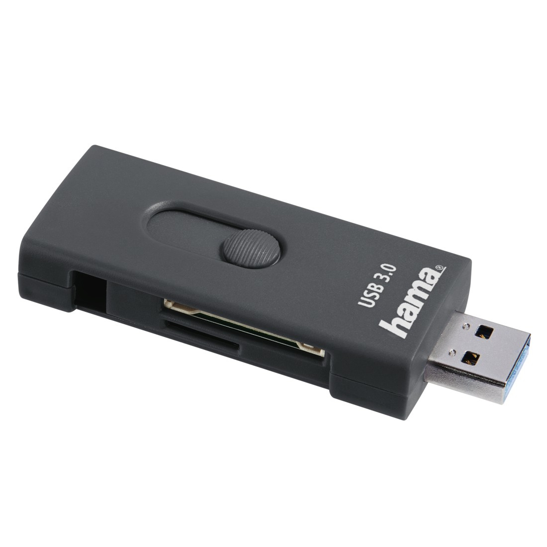 Hama 00124145 card reader USB 3.2 Gen 1 (3.1 Gen 1) Type-A/Type-C Grey – image 1
