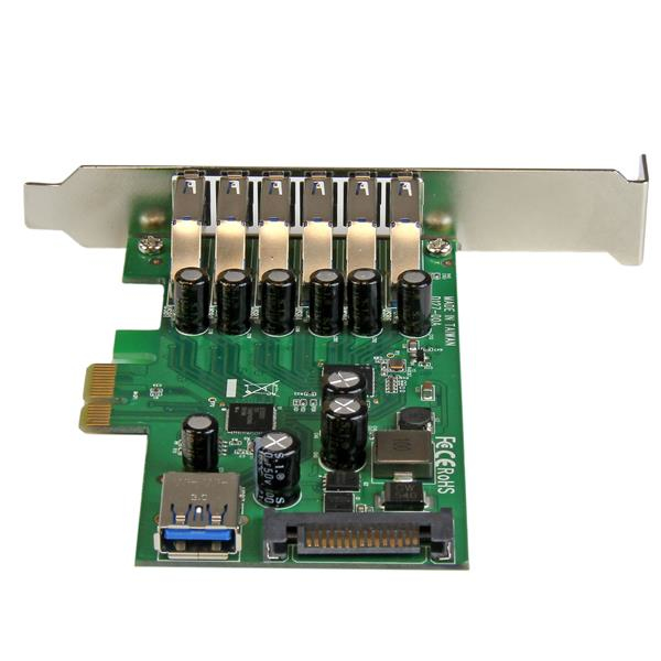StarTech.com 7-Port PCI Express USB 3.0 Card - 5Gbps - Standard and Low-Profile Design - TAA – image 3