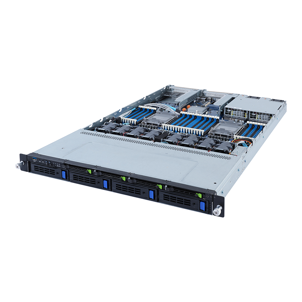 GIGABYTE R182-M80 Intel C621A LGA 4189 Rack (1U) Black
