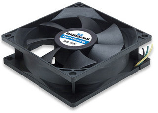 Manhattan 701747 computer cooling system Fan 8 cm Black image 5
