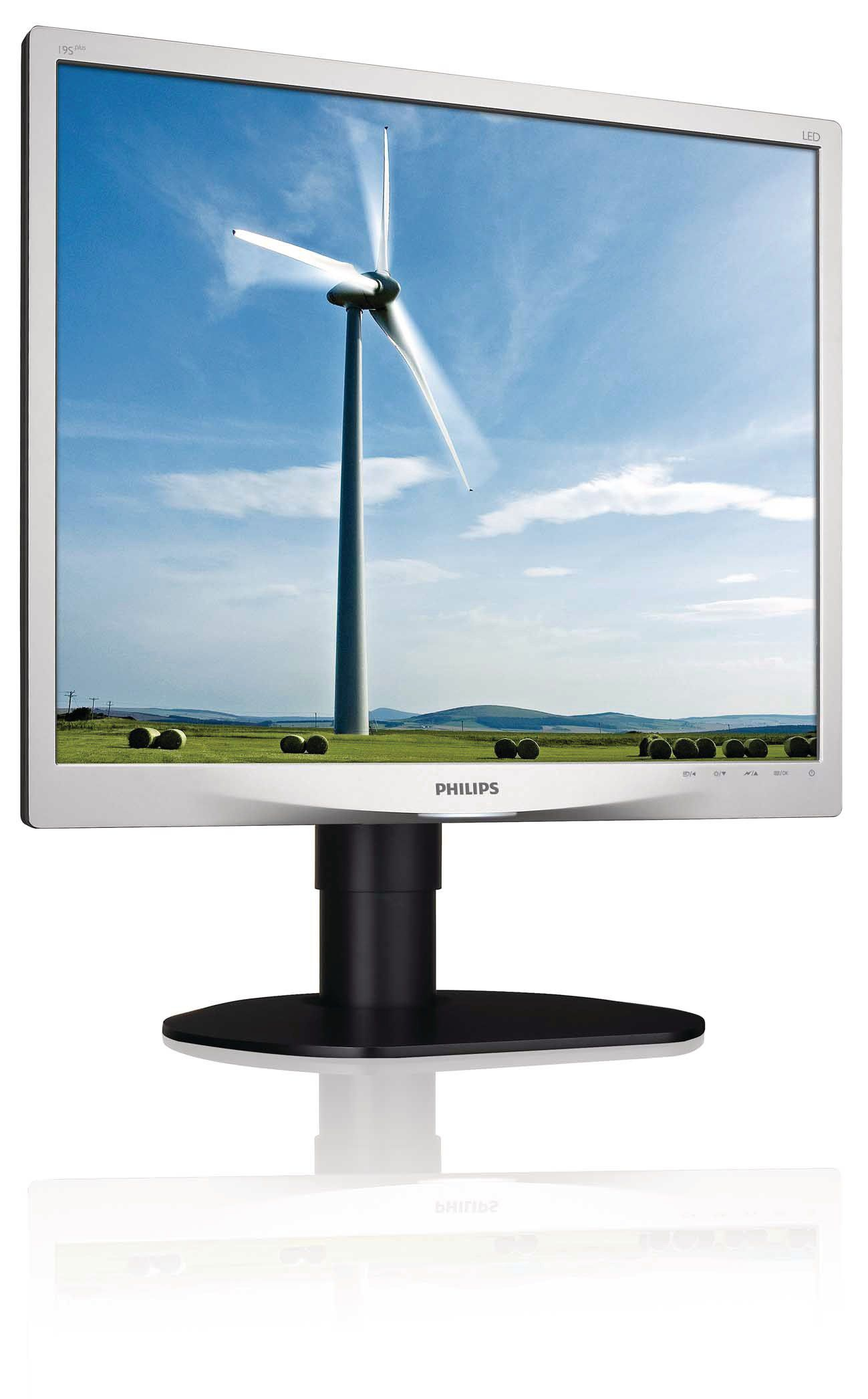 Philips LCD monitor, LED backlight 19S4LCS/00 