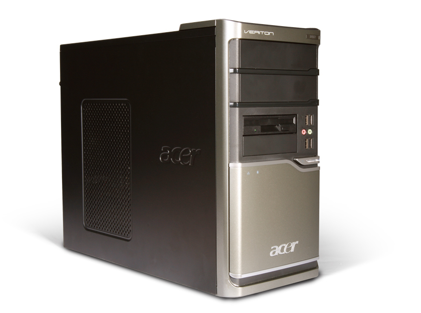 Acer Veriton M464 Intel® Core™2 Duo E8400 2 GB DDR2-SDRAM 320 GB NVIDIA GeForce 7 Windows Vista Business Mini Tower PC image 2