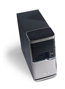 Acer Veriton M661 Intel® Core™2 Duo E4600 2 GB DDR2-SDRAM 320 GB Intel® GMA 3100 Windows XP Professional Tower PC image 2