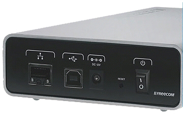 Freecom Hard Drive 3.5″ Network Drive 750 GB external hard drive 7200 RPM 3.5″ USB 2.0 Black, Grey image 2