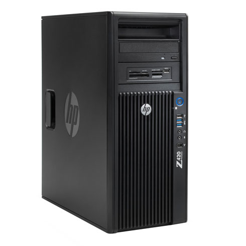 HP 420 + ZR30w Intel® Xeon® E5 Family E5-1603 4 GB DDR3-SDRAM Windows 7 Professional Minitower Workstation image 3
