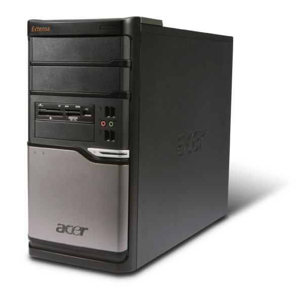 Acer Extensa E464 Intel® Pentium® E5200 3 GB DDR2-SDRAM 160 GB NVIDIA® GeForce® 7100 Windows Vista Home Premium Tower PC image 2