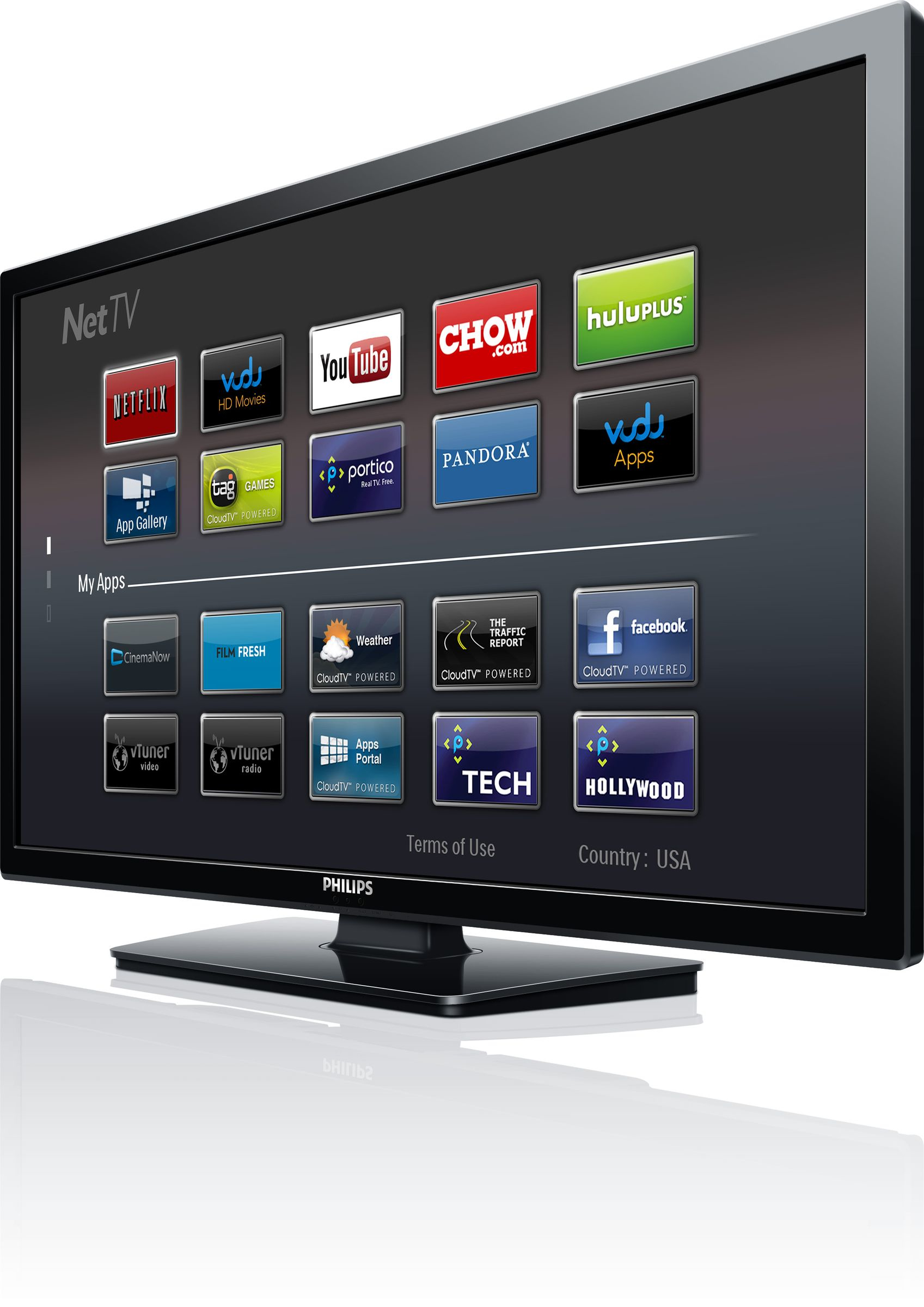 how to download hulu app on philips smart tv