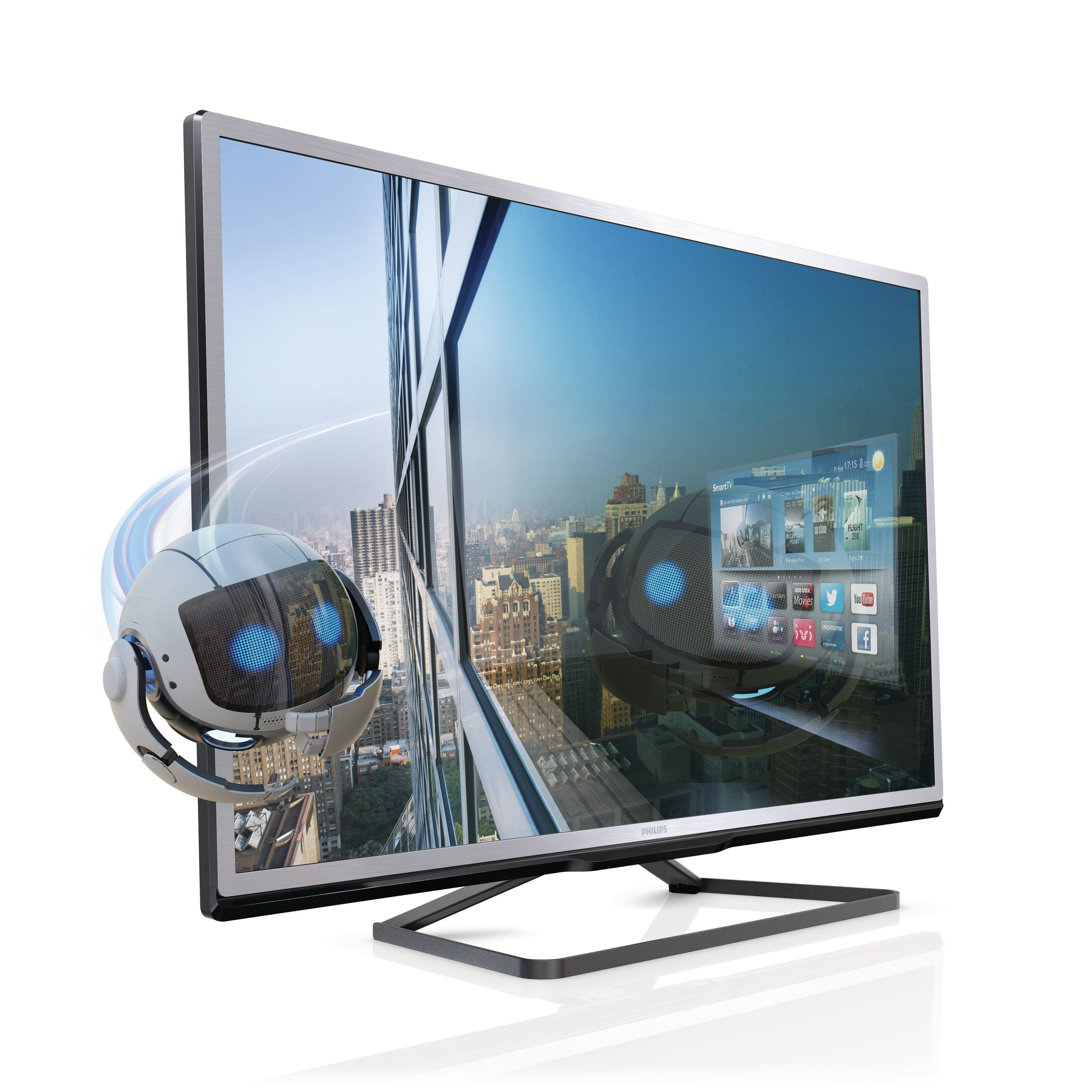 Philips 4000 series 32PFL4508H Ultraflacher 3D Smart LED TV 
