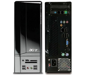 Acer Aspire X1700 Intel® Pentium® E2220 3 GB DDR2-SDRAM 320 GB NVIDIA® GeForce® 7050 Windows Vista Home Basic SFF PC image 3