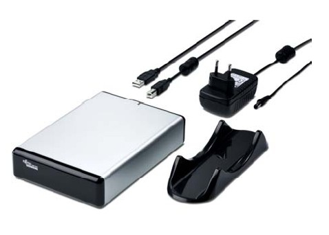 Fujitsu Storagebird Solo 35EV821 disco rigido esterno 1 TB 3.5" Nero, Argento — 2