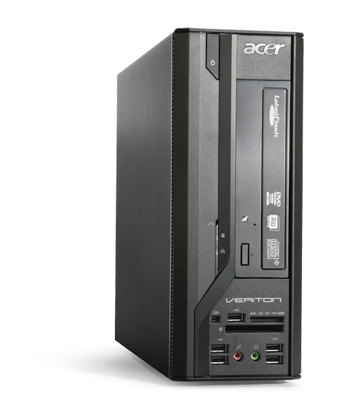 Acer Veriton X270 Intel® Core™2 Duo E7300 2 GB DDR2-SDRAM 160 GB NVIDIA® GeForce® 7050 Windows Vista Business SFF PC image 3