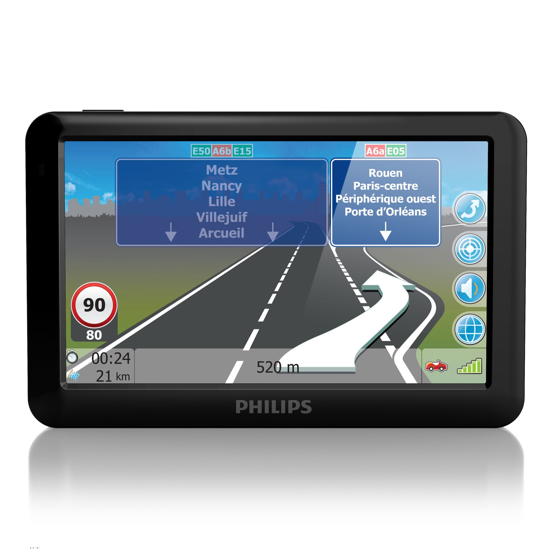 Resim Philips PNS510BT/12 5" GPS Navigatör