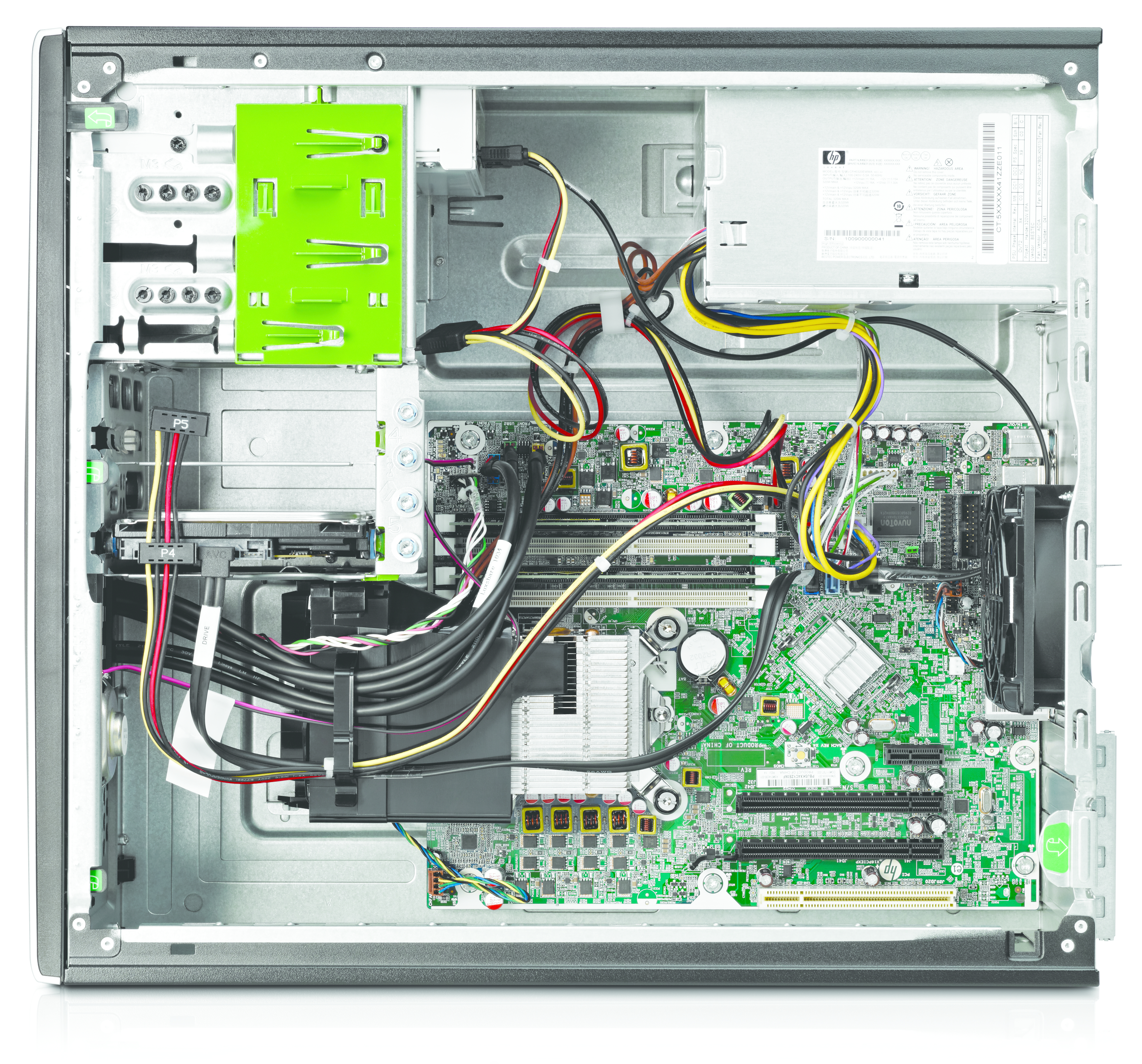 HP Compaq Pro 6300 Intel® Core™ i5 i5-3570 4 GB DDR3-SDRAM 1 TB HDD Windows 7 Professional Micro Tower PC Black image 2