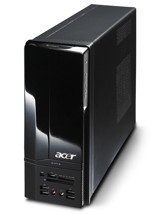 Acer Aspire X1700 Intel® Pentium® E2220 3 GB DDR2-SDRAM 320 GB NVIDIA® GeForce® 7050 Windows Vista Home Basic SFF PC image 2