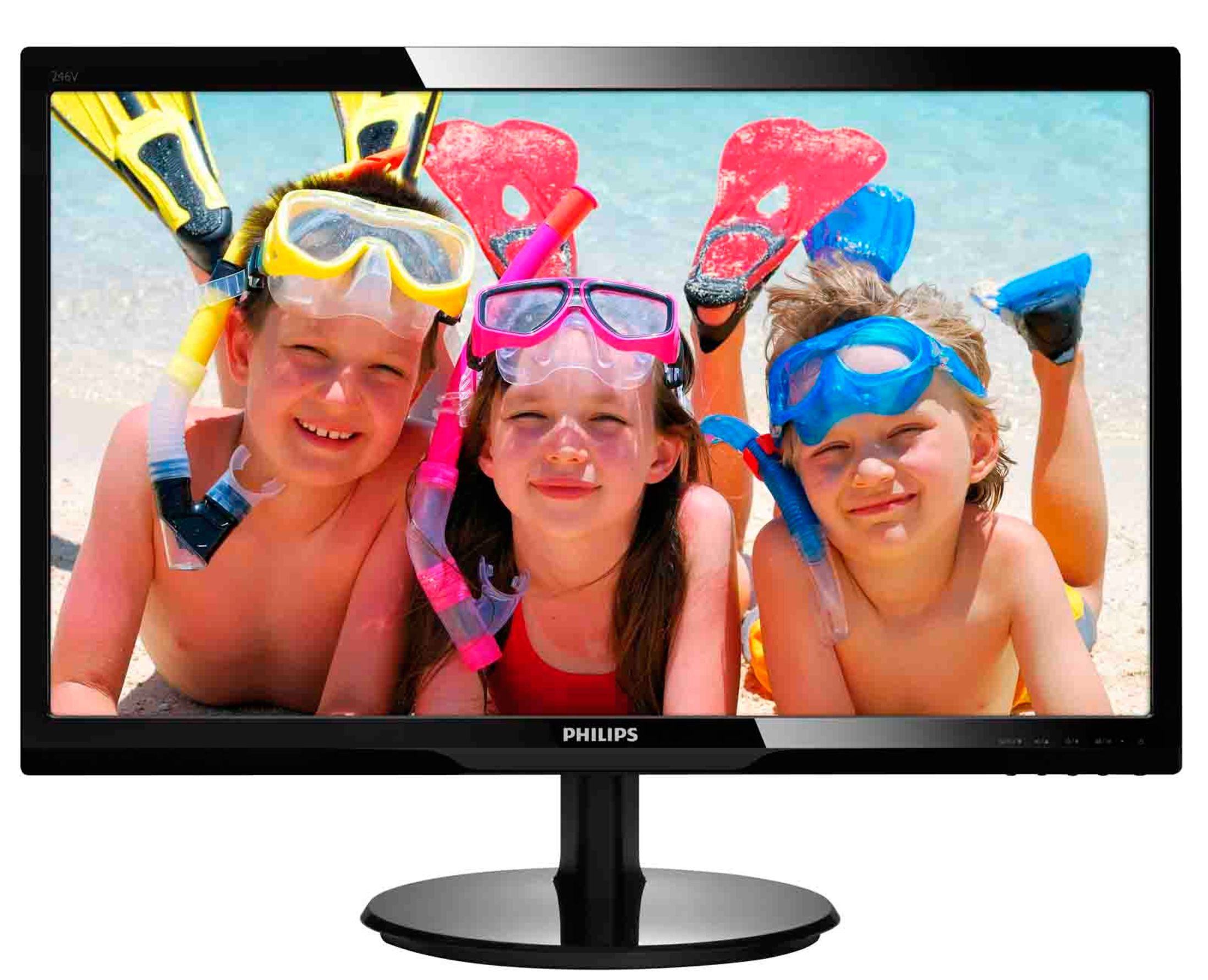 Philips 246V5LHAB/27 computer monitor 61 cm (24″) 1920 x 1080 pixels Full HD Black image 2