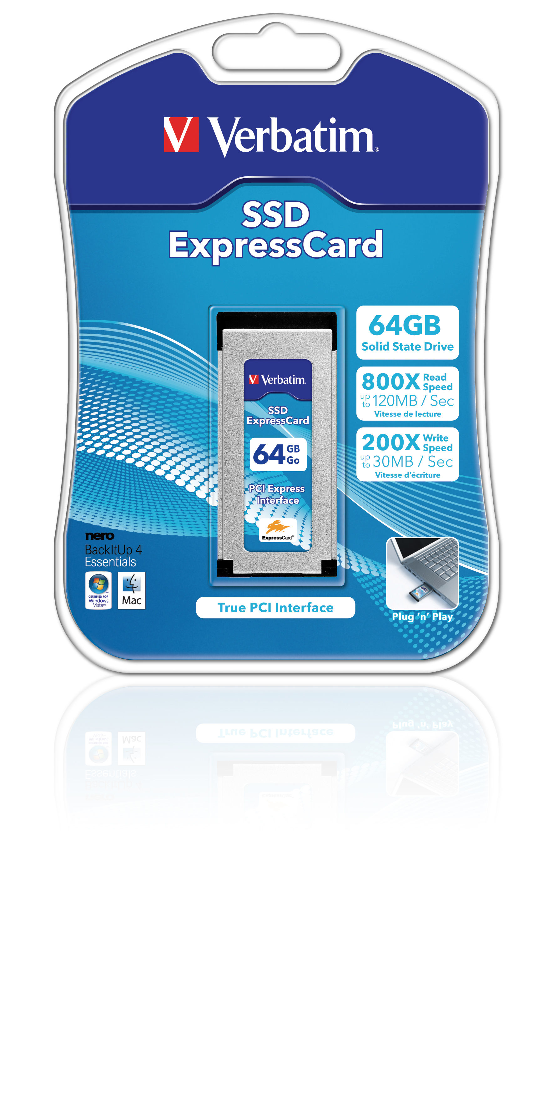 Verbatim SSD ExpressCard 64GB image 3
