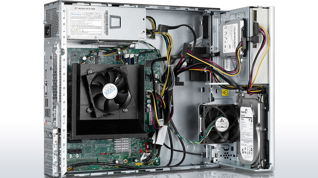 Lenovo ThinkCentre E73 Intel® Core™ i7 i7-4770S 4 GB DDR3-SDRAM 1 TB HDD Windows 7 Professional SFF PC Black image 4