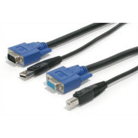 StarTech.com 10 ft. USB+VGA 2-in-1 KVM Switch Cable KVM cable 3.048 m
