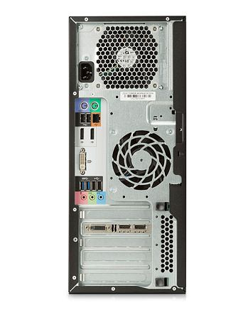 HP 230 MT Intel® Core™ i7 i7-4790 8 GB DDR3-SDRAM 1 TB HDD Windows 7 Professional Mini Tower Workstation Black image 3