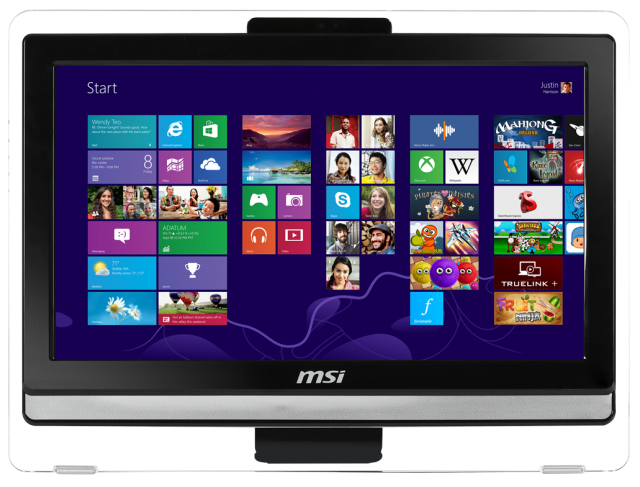 MSI Wind Top AE200-BE2384G50S81MBANX AMD E E2-3200 49.5 cm (19.5″) 1600 x 900 pixels All-in-One PC 4 GB DDR3-SDRAM 500 GB HDD Windows 8.1 Black image 3