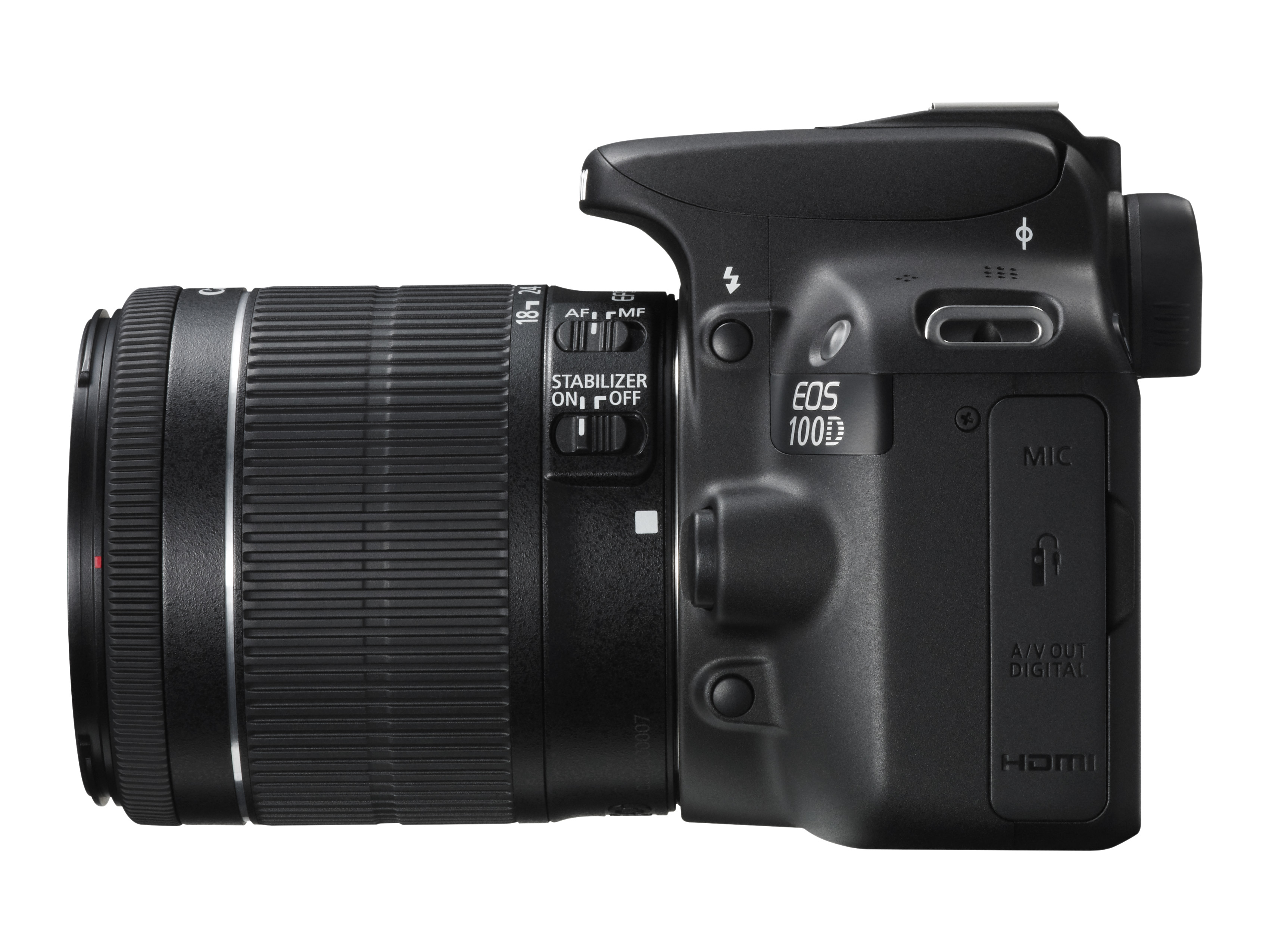 canon eos 100d   18-55mm is stm   55-250mm stm 单反相机组(附带