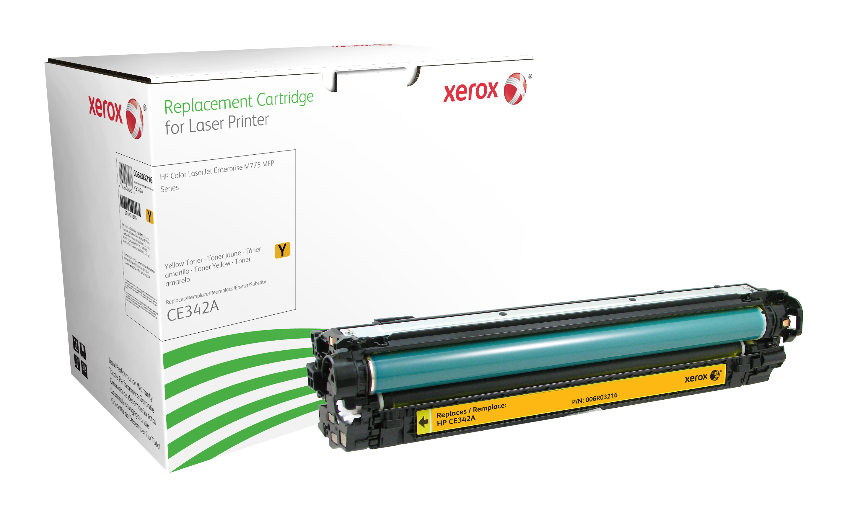 Xerox - Yellow - compatible - toner cartridge (alternative for: HP CE342A) - for HP Color LaserJet Enterprise MFP M775, LaserJet Managed MFP M775