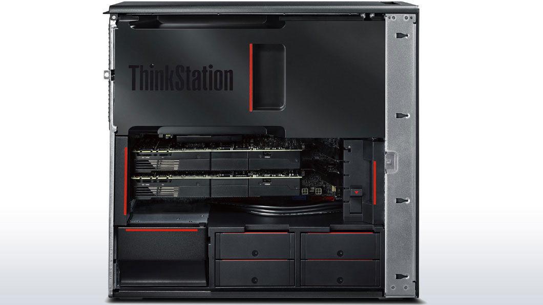 Lenovo ThinkStation P700 Intel Xeon E5 v3 E5-2630V3 8 GB DDR4-SDRAM 256 GB SSD Windows 7 Professional Tower Workstation Black image 5