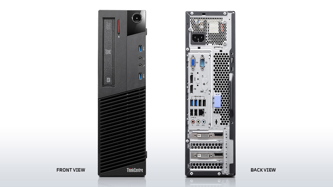 Lenovo ThinkCentre M83 Intel® Core™ i7 i7-4770 4 GB DDR3-SDRAM 500 GB HDD Windows 7 Professional SFF PC Black image 5