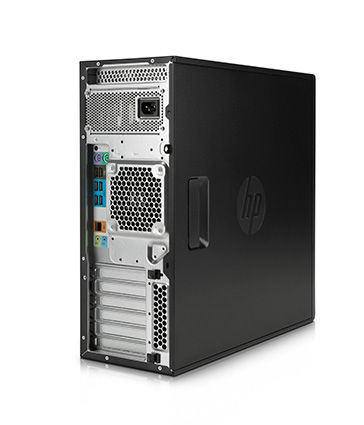 HP 440 MT + AMD FirePro W2100 Intel Xeon E5 v3 E5-1603V3 8 GB DDR4-SDRAM 1 TB HDD Windows 7 Professional Mini Tower Workstation Black image 2
