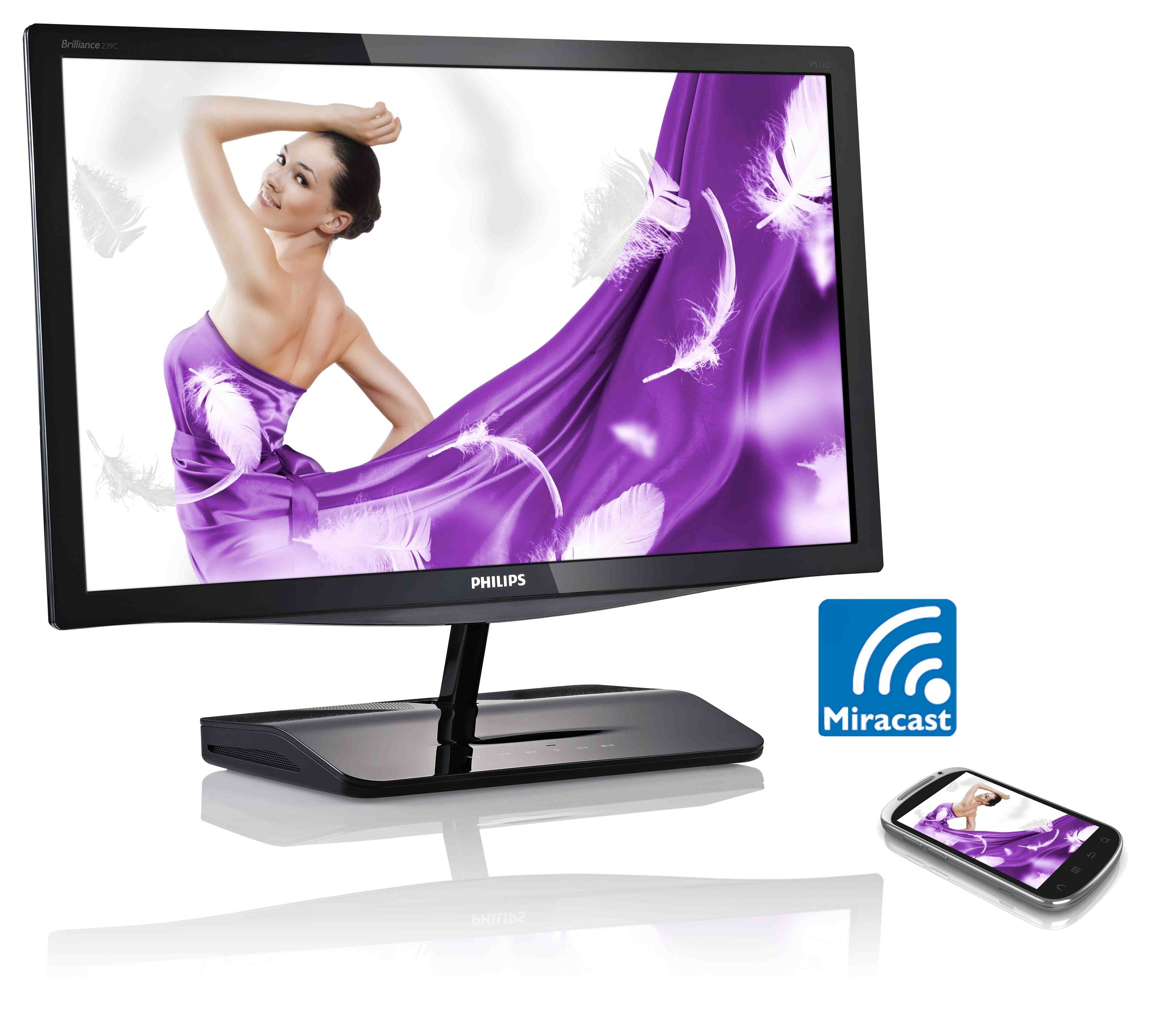 Philips LCD monitor with Miracast 239C4QHWAB/01 