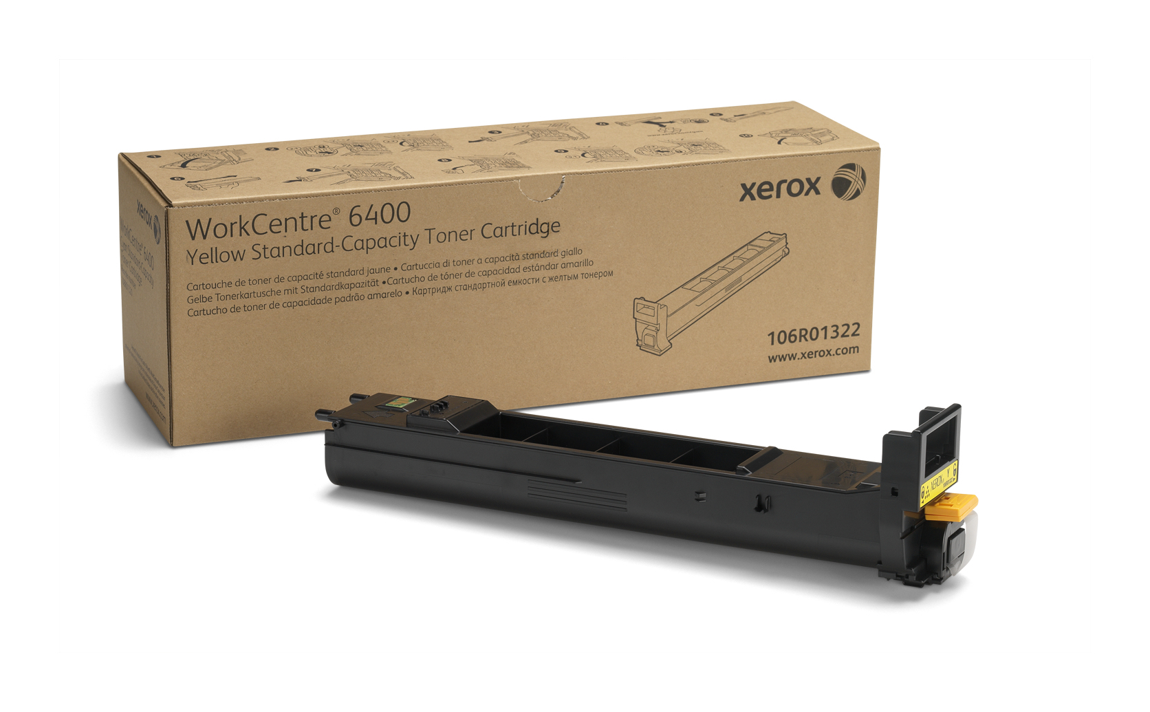 Xerox cartucho de tóner amarillo de capacidad normal (8000 páginas)