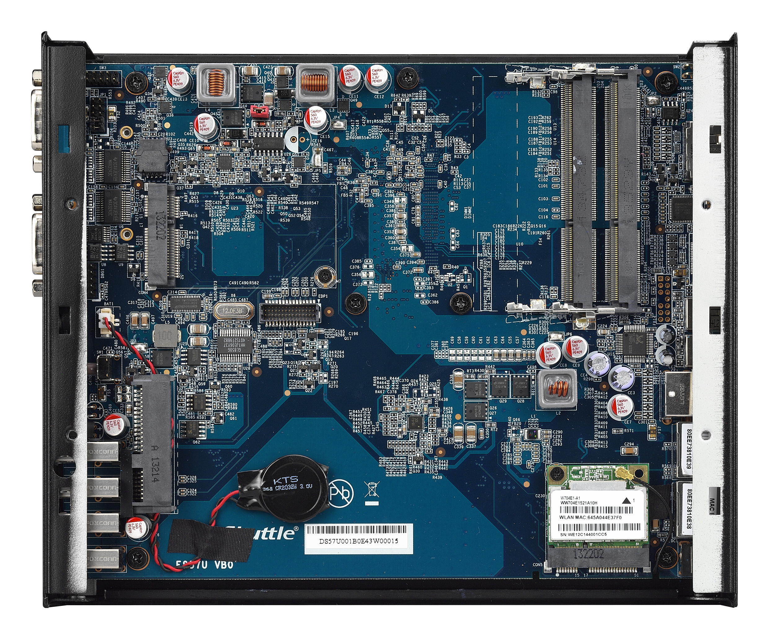 Shuttle DS57U5 PC/workstation barebone Nettop Black i5-5200U BGA 1168 2.2 GHz image 5