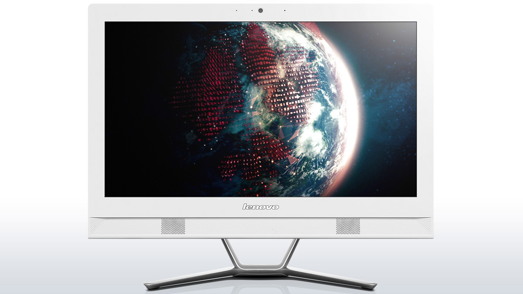 Lenovo IdeaCentre C40-30 Intel® Core™ i3 i3-5005U 54.6 cm (21.5″) 1920 x 1080 pixels All-in-One PC 4 GB DDR3L-SDRAM 500 GB HDD Windows 10 Home Wi-Fi 5 (802.11ac) White image 1