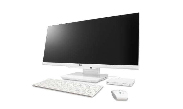 LG V series 29V940-LT10K All-in-One PC/workstation Intel® Pentium® 3550M 73.7 cm (29″) 2560 x 1080 pixels 4 GB DDR3L-SDRAM 500 GB HDD Windows 8.1 White image 2