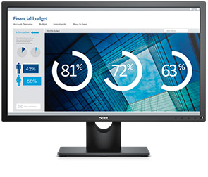 DELL E Series E2416H computer monitor 61 cm (24″) 1920 x 1080 pixels Full HD LED Black image 2