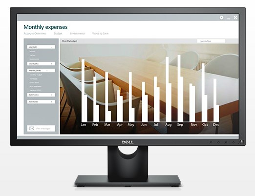 DELL E Series E2416H computer monitor 61 cm (24″) 1920 x 1080 pixels Full HD LED Black image 3