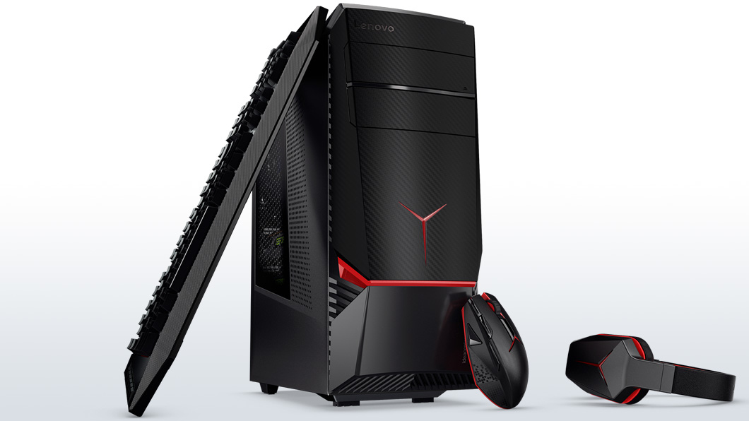 Lenovo IdeaCentre Y900 Intel® Core™ i7 i7-6700K 8 GB DDR4-SDRAM 1.12 TB HDD+SSD AMD Radeon RX 480 Windows 10 Home Tower PC Black, Red image 6