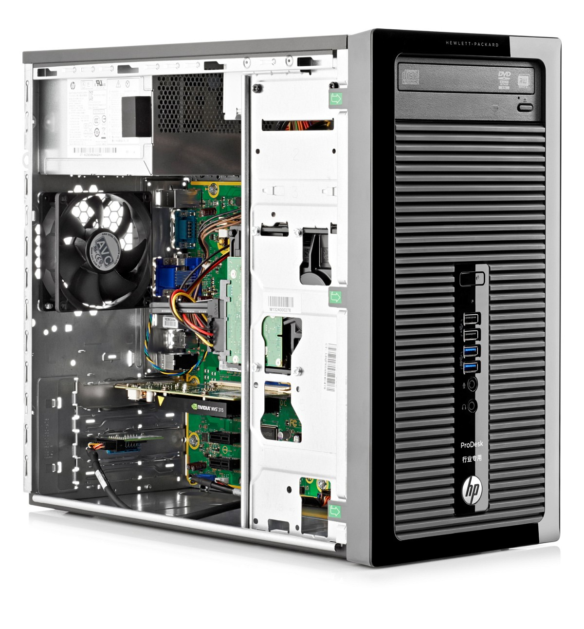 HP ProDesk 400 G2 MT Intel® Core™ i3 i3-4160 4 GB DDR3-SDRAM 500 GB HDD Windows 7 Professional Micro Tower PC Black image 2