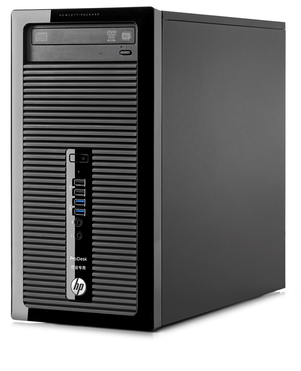 HP ProDesk 400 G2 MT Intel® Core™ i3 i3-4160 4 GB DDR3-SDRAM 500 GB HDD Windows 7 Professional Micro Tower PC Black image 3