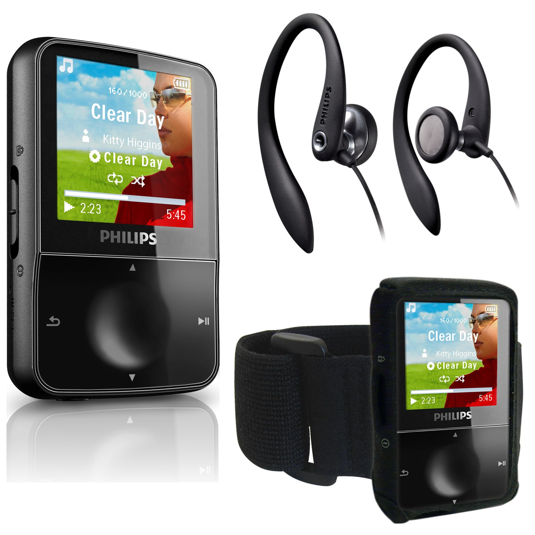 how do i delete on a philips gogear mp3 player