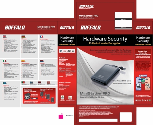 Buffalo MiniStation Pro – 320GB external hard drive 5400 RPM Black image 3