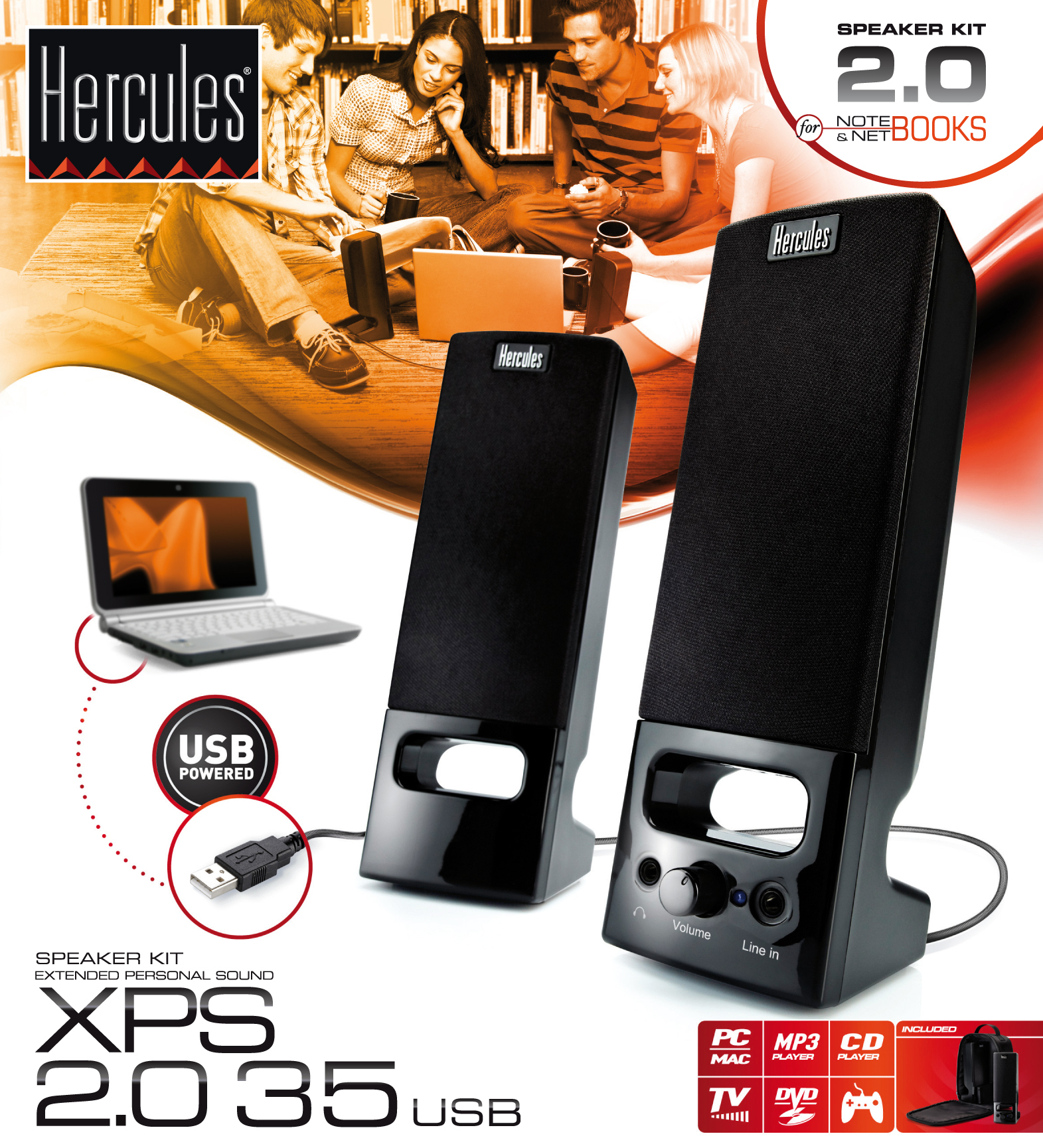 Hercules XPS 2.0 35 Black 2.5 W image 10