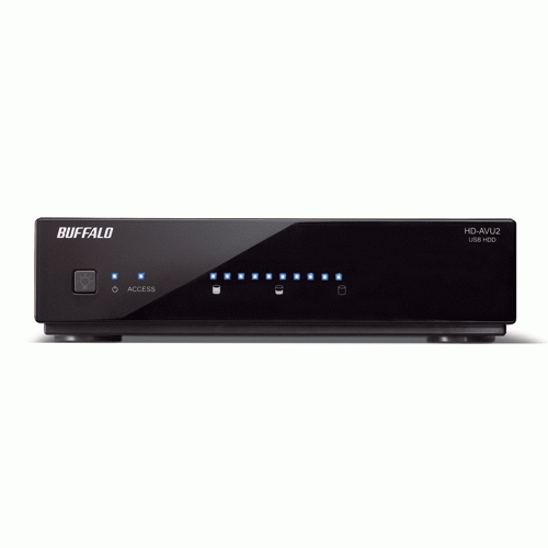 Buffalo HD-AV1.0TU2 external hard drive 1 TB 7200 RPM Black image 2