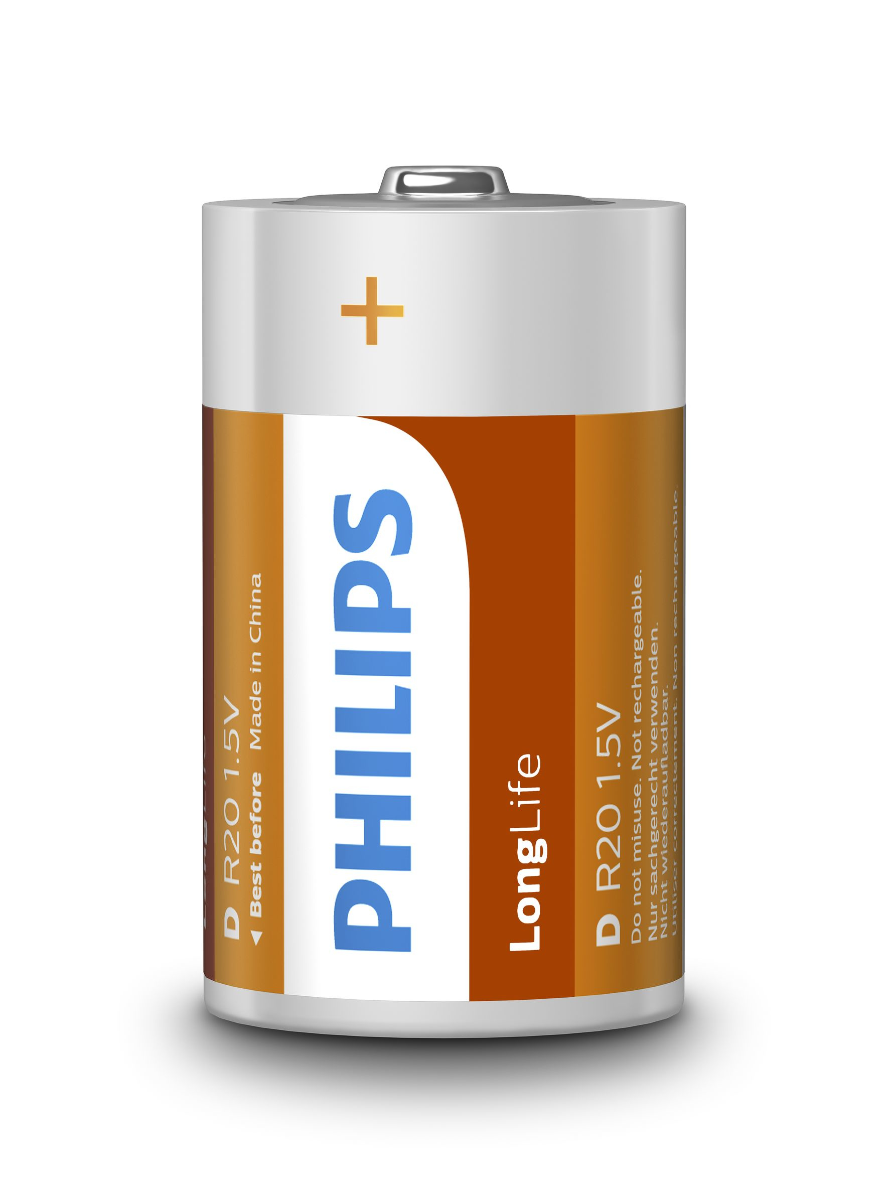 Philips LongLife Batteria R20L2B/10