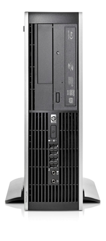 HP Compaq Elite 8000 Elite SFF + LA2205wg Intel® Core™2 Duo E8500 2 GB DDR3-SDRAM 320 GB Intel® GMA 4500 Windows 7 Professional PC Black image 2